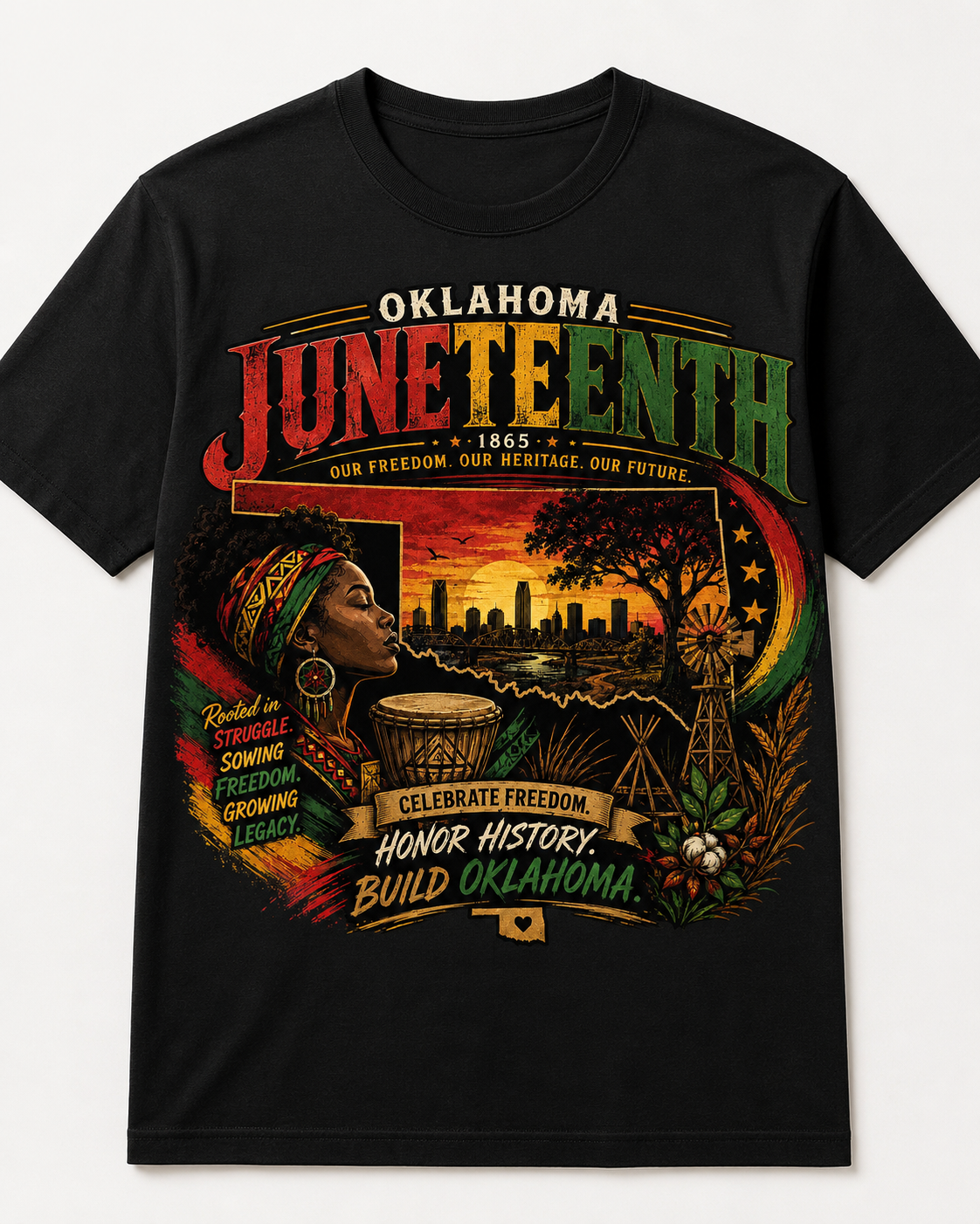 Rooted in Freedom: Oklahoma Juneteenth Tee
