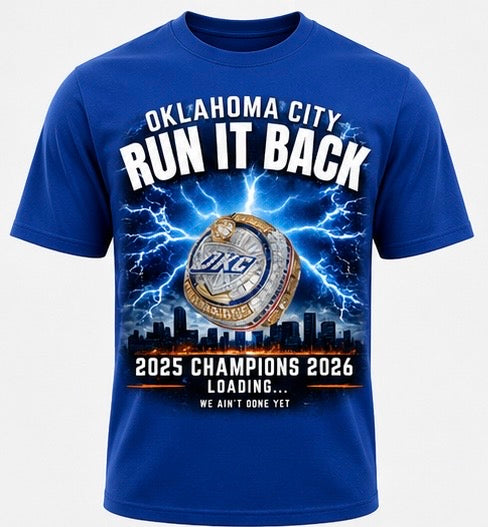 OKC Run It Back Thunder Tee