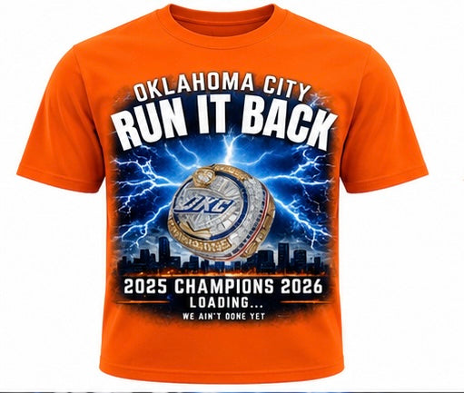 OKC Run It Back Thunder Tee