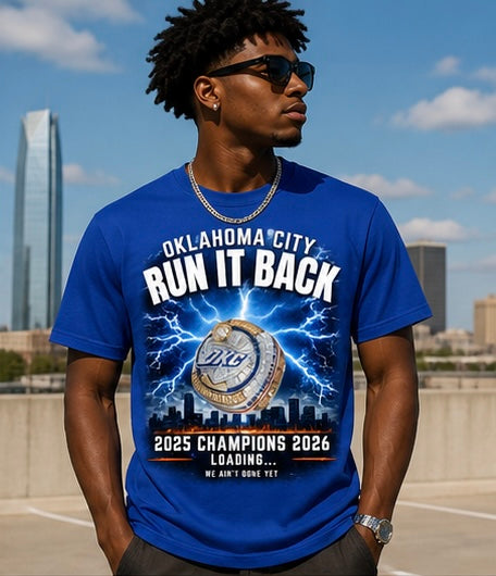 OKC Run It Back Thunder Tee