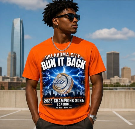 OKC Run It Back Thunder Tee