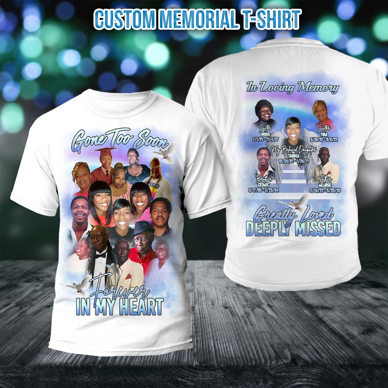 Memorial shirts